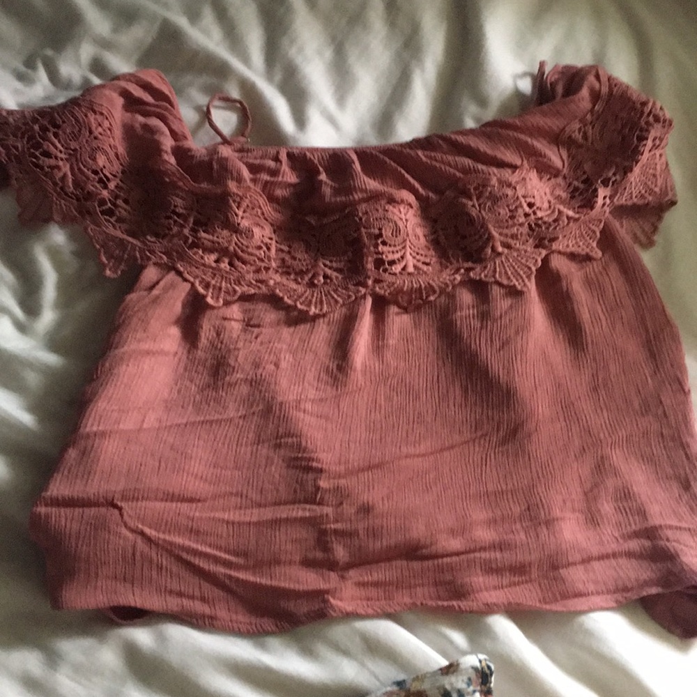 Active USA pink blouse